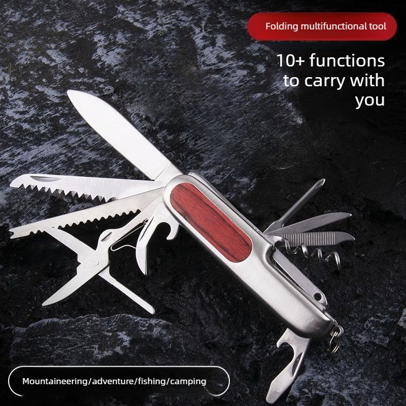 Camp Knife Multi - Couteau suisse multifonctionnel 10 en 1,