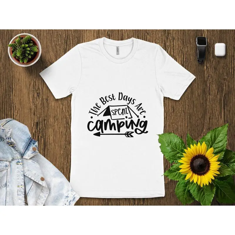 Outdoor Adventure Day - T-shirt pour les amateurs de camping,