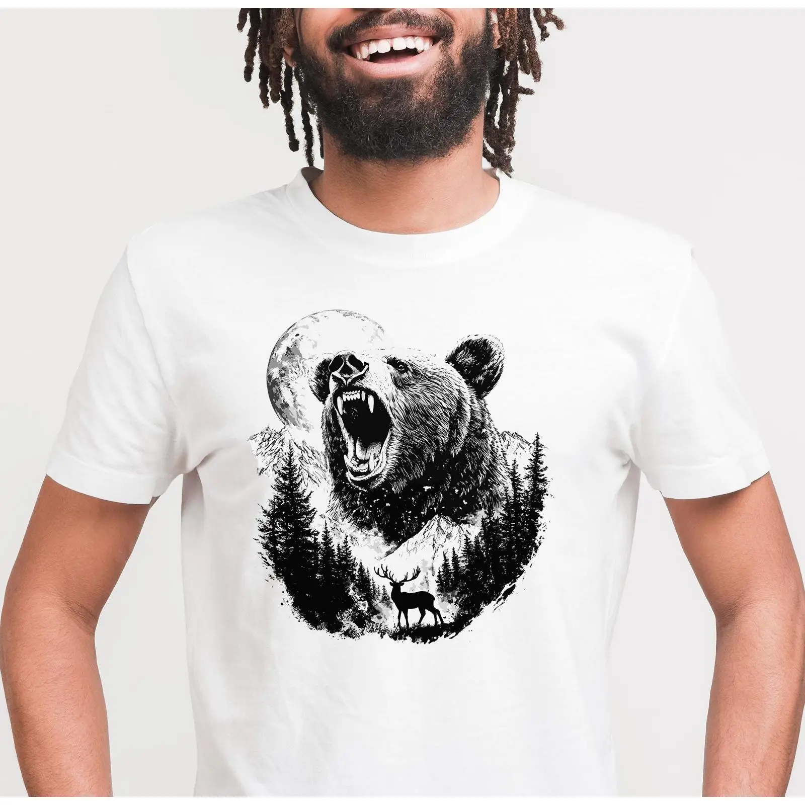 Outdoor Adventure Enthusiast - T-shirt Homme Vintage Délavé Légèrement Doux