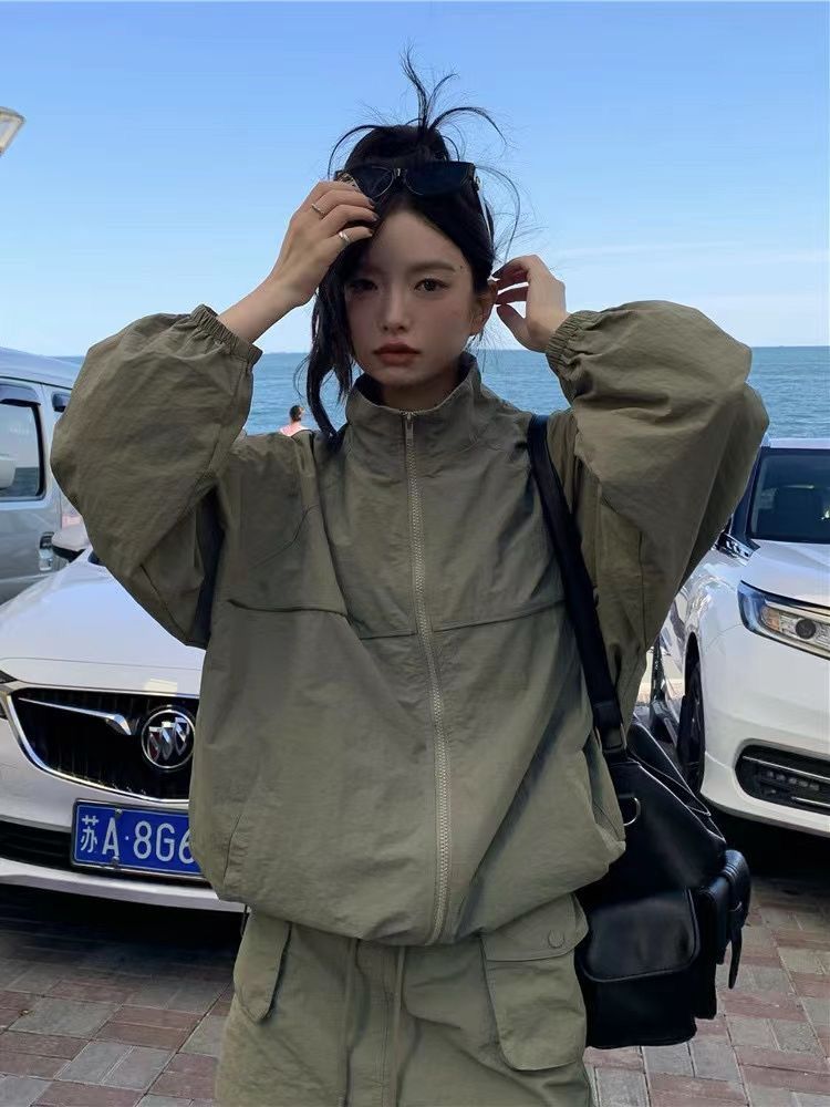 Outdoor Adventure Windbreaker - Ensemble de protection solaire vintage à
