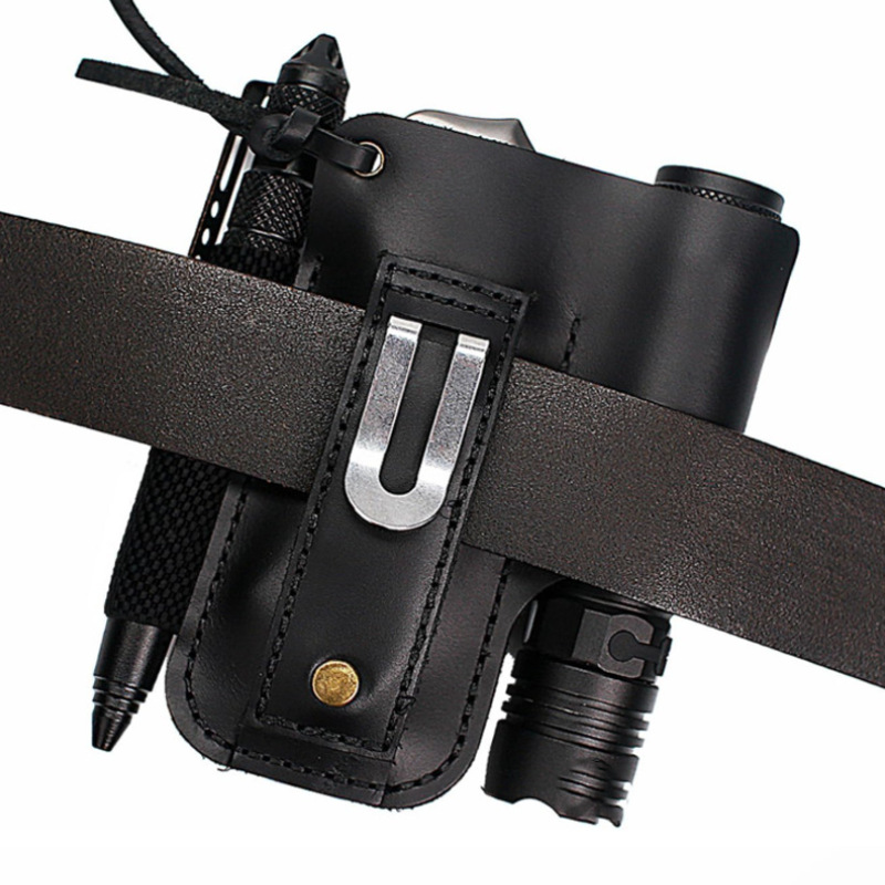 Étui en cuir EDC pour lampe to - Camp Knife Multi avis et prix