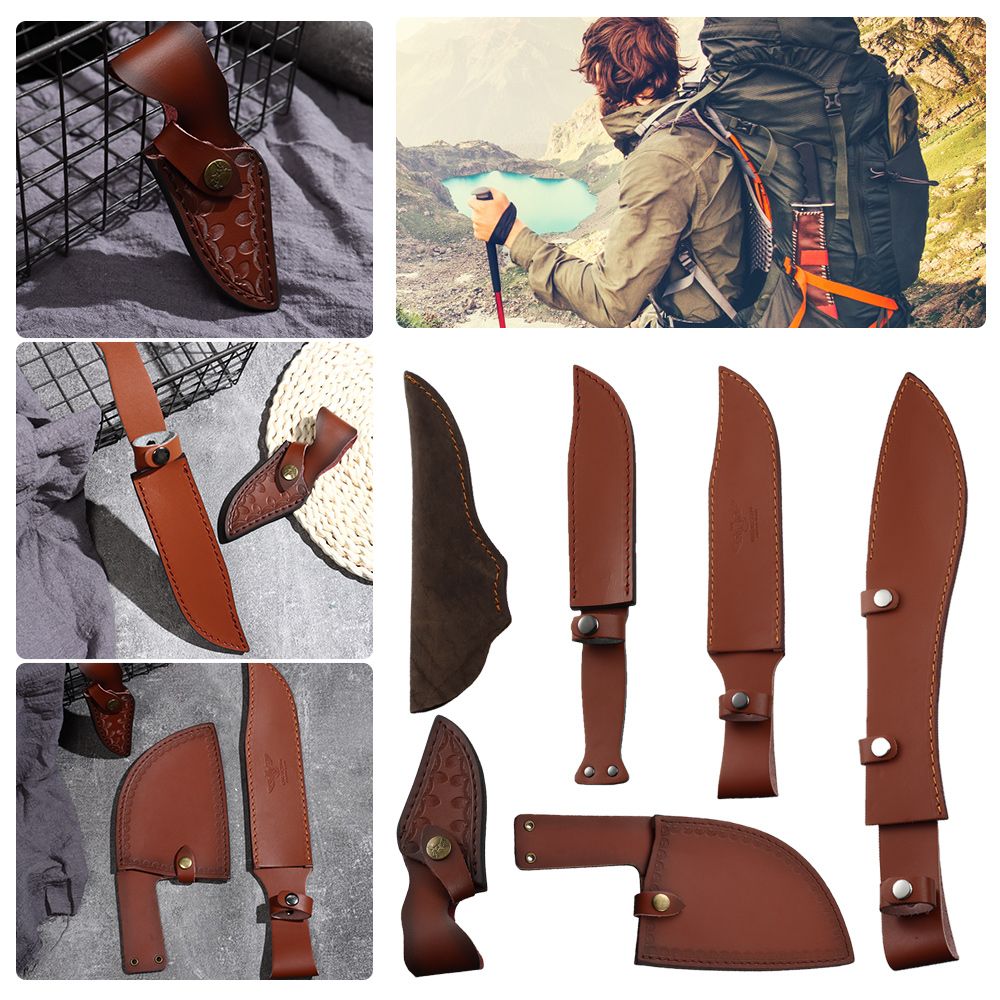 Étui en cuir marron pour lampe - Camp Knife Multi avis et prix