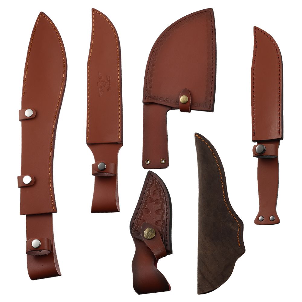 Étui en cuir marron pour lampe - Camp Knife Multi avis et prix